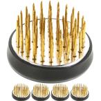 [ резина кольцо имеется 5 позиций комплект ]Chicer. гора Mini круг сырой . Hanamaru . гора цветок останавливать аранжировка цветов живые цветы латунь Gold ваза для цветов керамика ваза для цветов . царапина .