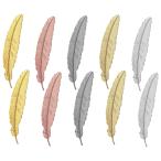 HOPELUCKIN 10 шт. комплект книжка Mark рекламная закладка metal перо . перо рекламная закладка симпатичный блокнот Note подарок подарок 5 цвет 