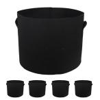 RYASHOP нетканый материал посадочная машина 5 шт. комплект нетканый материал pot .. пакет культивирование пакет ткань горшок растение pot садоводство садоводство большая вместимость овощи фруктовое дерево горшок посадочная машина 7