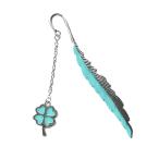 EXDUCT. металл книжка Mark clover серебряный ночь свет книга@ учебник незначительный рекламная закладка перо 4 лист 