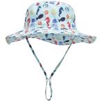 [FUPUONE] детский шляпа шляпы для сафари для малышей ребенок Kids UV cut выгоревший на солнце участок предотвращение шляпа (S, море )