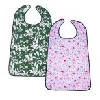 [Electric Circus] еда фартук модный блестящий 2 шт. комплект взрослый уход для еда для фартук фартук нагрудник bib водонепроницаемый пожилые люди входить 