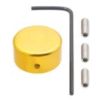 эффектор foot переключатель foot переключатель шляпа aluminium раунд обработка imo винт 3 пункт + шестигранный ключ 1 шт. желтый наружный диаметр : примерно 24mm внутренний диаметр : примерно 10mm