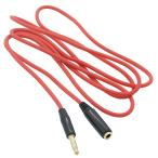  стерео удлинение кабель 3.5mm 4 высшее мужской - женский распорка AUX для красный × черный 120cm