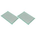 [2 пункт ] универсальный основа доска 2.54mm pitch двусторонний модель Mini PCB электронный construction схема . произведение припой установка предназначенный печатная плата маленький размер размер хлеб панель сменный примерно 120*80mm