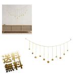  Star Galland из дерева звезда type настенное украшение цельный Star украшение интерьер орнамент фон оборудование орнамент часть магазин украшение 120*21cm