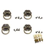 [4 позиций комплект ] ручка выдвижной ящик руль кнопка, ручка настройки ручка DIY античный bronze примерно 18.5mm×20mm