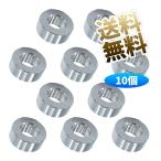 【10個】 アルミスペーサー M6 ネジボルトナット 丸型スペーサー シルバー 内径:約6.2mm 外径:約12mm 長さ:約5mm