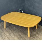  Muji Ryohin котацу [ б/у ]MUJI гарантия работы MJ-KTF1200/N натуральный W1200×D800×H350mm котацу futon имеется зима предмет нагревательный прибор /302421