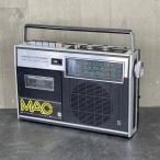  Vintage магнитола [ б/у ] выход звука подтверждено National MAC RQ-447 оттенок черного NATIONAL Mac Showa Retro с дефектом /510444