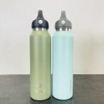  не использовался REVOMAX 473ml 16 унция фляжка 2 шт. комплект бледно-голубой . хаки зеленый одним движением бутылка уголь кислота соответствует вакуум изоляция бутылка /511994.*2