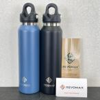 REVOMAX 473ML кружка бутылка [ не использовался ] Revo Max вакуум изоляция бутылка 2 позиций комплект синий серия чёрный DWF-16995S фляжка 16OZ / 512031