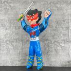  бесплатная доставка маска. ninja красный .[ б/у ]TOMY Tommy воздух винил кукла Showa Retro / 513863.*2