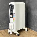 デロンギ オイルヒーター 【中古】 動作保証 Delonghi RHJ65L0712 デジタルタイマー 油入式 可変式 1200W ホワイト 暖房機器 冬物 / 515089