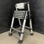  aluminium лестница [ б/у ]DayPlustei плюс ALUMINUM LADDER 1.7m+2M максимальный нагрузка 150kg складной лестница стремянка / 516754