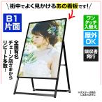 ポスターパネル スタンド B1 片面 黒 25mm | 看板 屋外 ポスター 店舗 ブラック 自立 (代引可 条件あり)