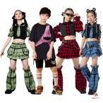  красный чёрный синий розовый Kids танцевальный костюм выставить k-pop.... в клетку юбка tops девочка мужчина короткий рукав длинный рукав брюки танцевальный костюм ребенок одежда бедра ho 