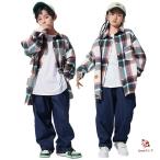 キッズ ダンス衣装 ヒップホップ 長袖 シャツ ジーン