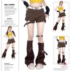 レッグウォーマー デニム パンク パンク系 ロック V系 ファッション 原宿系 原宿 韓国 病み 病みかわいい 派手 ダンス 衣装 ダンス衣装 個性的 レディース かわ