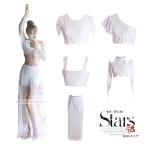 ショッピングダンス ダンス 衣装 レディース jazz ステージ衣装 ダンス衣装 セットアップ 大人 白 韓国風 ファッション 上下 社交ダンス衣装 舞台服 演出服 ホワイト おしゃれ