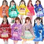 着物 コスプレ衣装 着物ドレス 浴衣 セット レディース ハロウィン 衣装 桜柄 花柄 ミニ丈着物ドレス 和風 和物 女性 かわいい ショート丈 大人 仮装 コスチュー