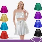  танцевальный костюм * stage костюм . женский металлик мини-юбка . рука одноцветный hip-hop ламе юбка Dance одежда Mai шт. костюм таблица . одежда 