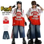 k-pop 衣装 赤 バスケ服 袖なし キッズダンス衣装 セ