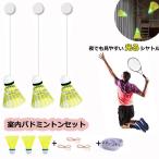 室内バドミントンセット バドミントントレーニングセット 発光バドミントン トレーナー ホーム シングル フィットネス トレーニング トレーナー セット ソロリバ