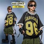 キッズ ダンス衣装  HIPHOP ストリート系 ブラック メッシュ Tシャツ ハーフパンツ カーゴパンツ 舞台衣装 Y2K チーム衣装 子供服 ヒップホップ レッスン着 ステ