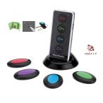  ключ искатель Key finder поиск предмет обнаружение контейнер .. предмет предотвращение .. предмет детектор ключ / мобильный / кошелек утерян предотвращение поиск предмет брелок для ключа кольцо для ключей . лента имеется 4 шт. комплект приемник 