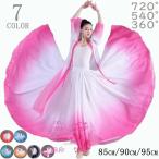 ダンスウエア衣装3点セット グラデーションスカート 