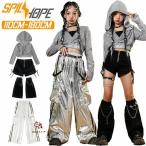  Kids танцевальный костюм выставить девочка Kirakira короткий длинный рукав Parker punk способ Корея k-pop Cheer Cheer девушка футболка .... tops брюки серебряный 