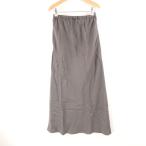 未使用 TO UNITED ARROWS トゥー ユナイテッドアローズ TO/24 CU/P FLA MAXI92 スカート キュプラ他 フレア マキシ丈 サテン素材 AU3890A72
