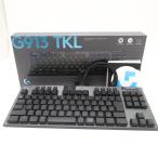 美品 logicool G ロジクール G G913 TKL LIGHTSPEED (G913-TKL-TCBK) 有線 ゲーミングキーボード USB FPS eスポーツ タクタイル HY1051