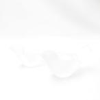  не использовался SASAKI CRYSTAL Sasaki crystal маленькая птица свеча держатель 2 пункт пара художественное стекло сделано в Японии SC9668A1