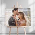 { акрил производства } фотография . произведение . welcome board [ фотография корректировка бесплатный ] можно выбрать 4 размер A5, A4, A3, A2 свадьба свадьба panel печать wellcome Space брак подготовка 