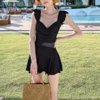 ワンピース水着 体型カバー 3色