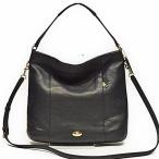 【並行輸入品】 コーチ COACH 斜め掛け ショルダー バッグ 2WAY F34511 IMMID 濃紺 ペブルド レザー ホーボー ミッドナイト