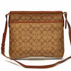 【並行輸入品】 コーチ COACH 斜め掛け ショルダー バッグ F34938 IMBDX シグネチャー PVC ファイル バッグ カーキ/サドル