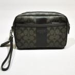 【並行輸入品】 コーチ セカンド バッグ ポーチ メンズ COACH F77277 ヘリテージ ストライプ フライト ケース SVAOA グレー/チャコール