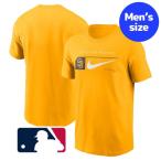 MLB公式 ナイキ nike メンズ Tシャツ 半袖トップス Gold サンディエゴ・パドレス ダルビッシュ有 San Diego Padres Swoosh Lockup T-Shirt