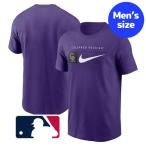 MLB公式 ナイキ nike メンズ Tシャツ 半袖トップス コロラド・ロッキーズ