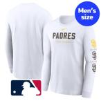 ショッピングナイキ tシャツ メンズ MLB公式 ナイキ nike メンズ 長袖Tシャツ ロンT トップス サンディエゴ・パドレス ダルビッシュ有