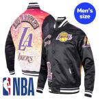 NBA公式 メンズ アウター バーシティジャケット スタジャン ジャンパー ロサンゼルス・レイカーズ レブロン・ジェームズ 八村塁 Los Angeles Lakers