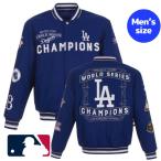 MLB公式 メンズ バーシティジャケット スタジャン ロサンゼルス・ドジャース 大谷翔平 ワールドシリーズ制覇 優勝記念限定ジャケット Los Angeles Dodgers