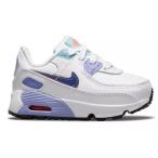 ナイキ Nike Air Max 90 SE 2（White/Dk Purple） ベビー・キッズ（-16.0cm）スニーカー 子供靴 出産祝い