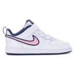 ナイキ Nike Court Borough Low 2（White/Pink Glaze） ベビー・キッズ（-16.0cm）スニーカー 子供靴