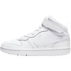 nike ナイキ Nike Court Borough Mid 2 Shoes（White） 男の子用スニーカー 子供靴 シューズ （-22.0cm）