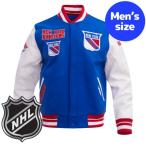 プロスタンダード NHL メンズ アウター ジャケット スタジャン ナショナルホッケーリーグ ニューヨーク・レンジャース NEW YORK RANGERS