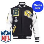 プロスタンダード NFL公式 アメフト メンズ アウター ジャケット スタジャン グリーンベイ・パッカーズ GREEN BAY PACKERS MASHUP RIB WOOL VARSITY JACKET